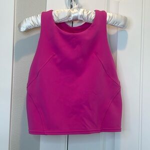Lululemon align tank high neck sonic pink size 4